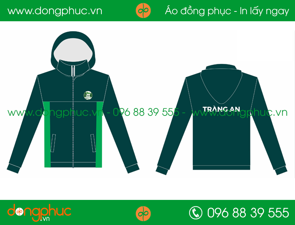 Áo khoác gió đồng phục công ty Tràng An